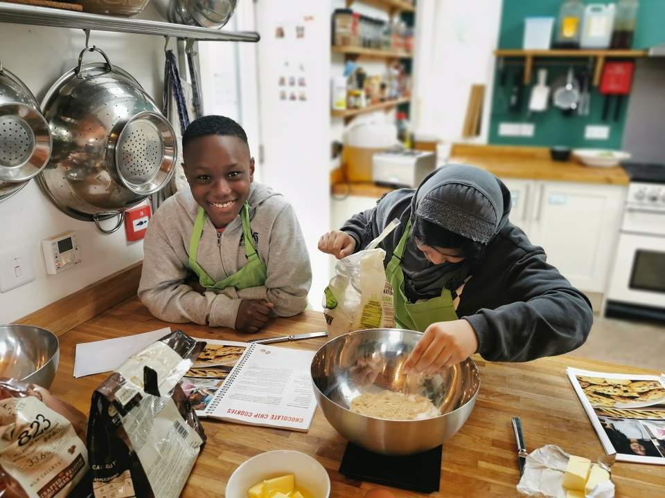 Children Cooking